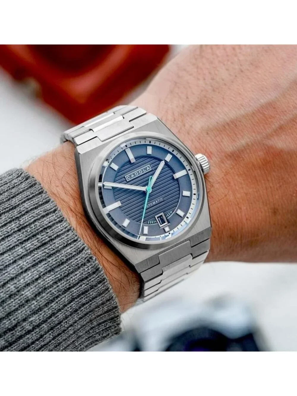 NWT Cadola Lydden Hill Automatic Grey Dial Men's Watch
